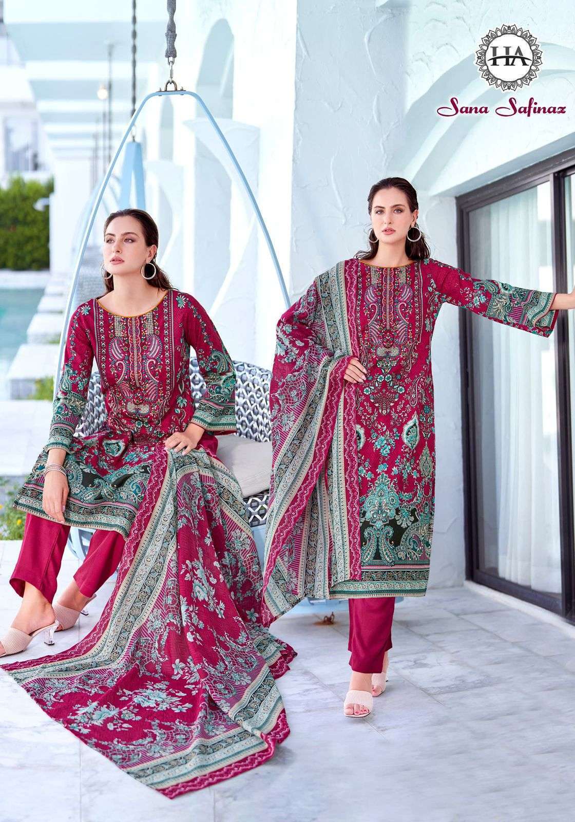 HARSHIT FASHION SANA SAFINAZ PURE COTTON SALWER KAMEEZ CATALOG EXPORTER 2025