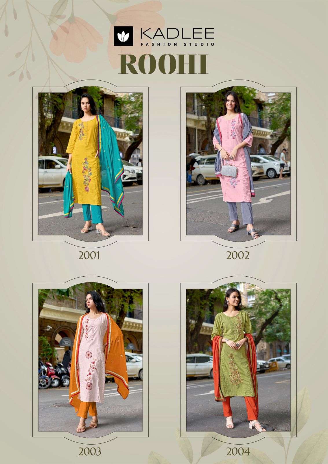 KADLEE ROOHI READYMADE HAND WORK KURTI CATALOG WHOLESALER 2025