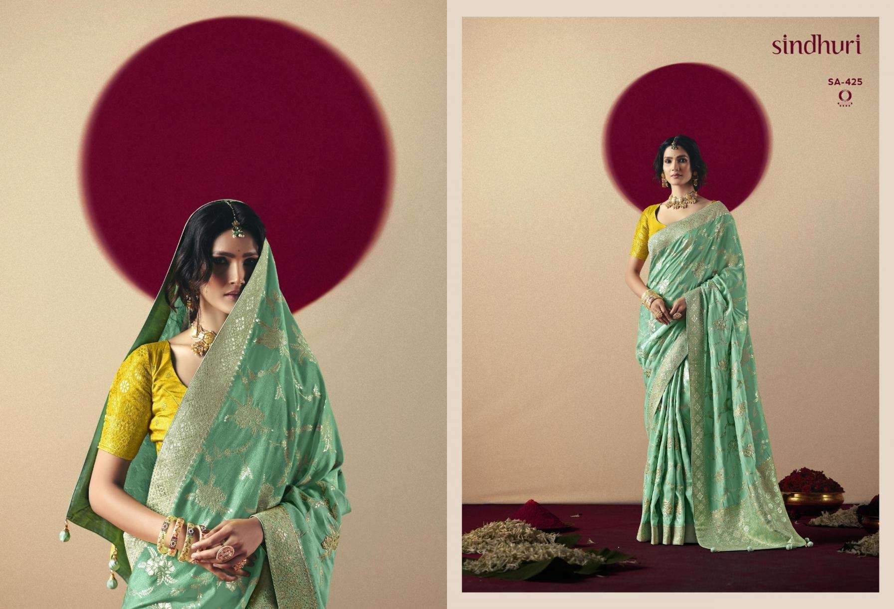 KIMORA DEVIKA SINDURI DESIGNER SAREE CATALOG EXPORTER 2025