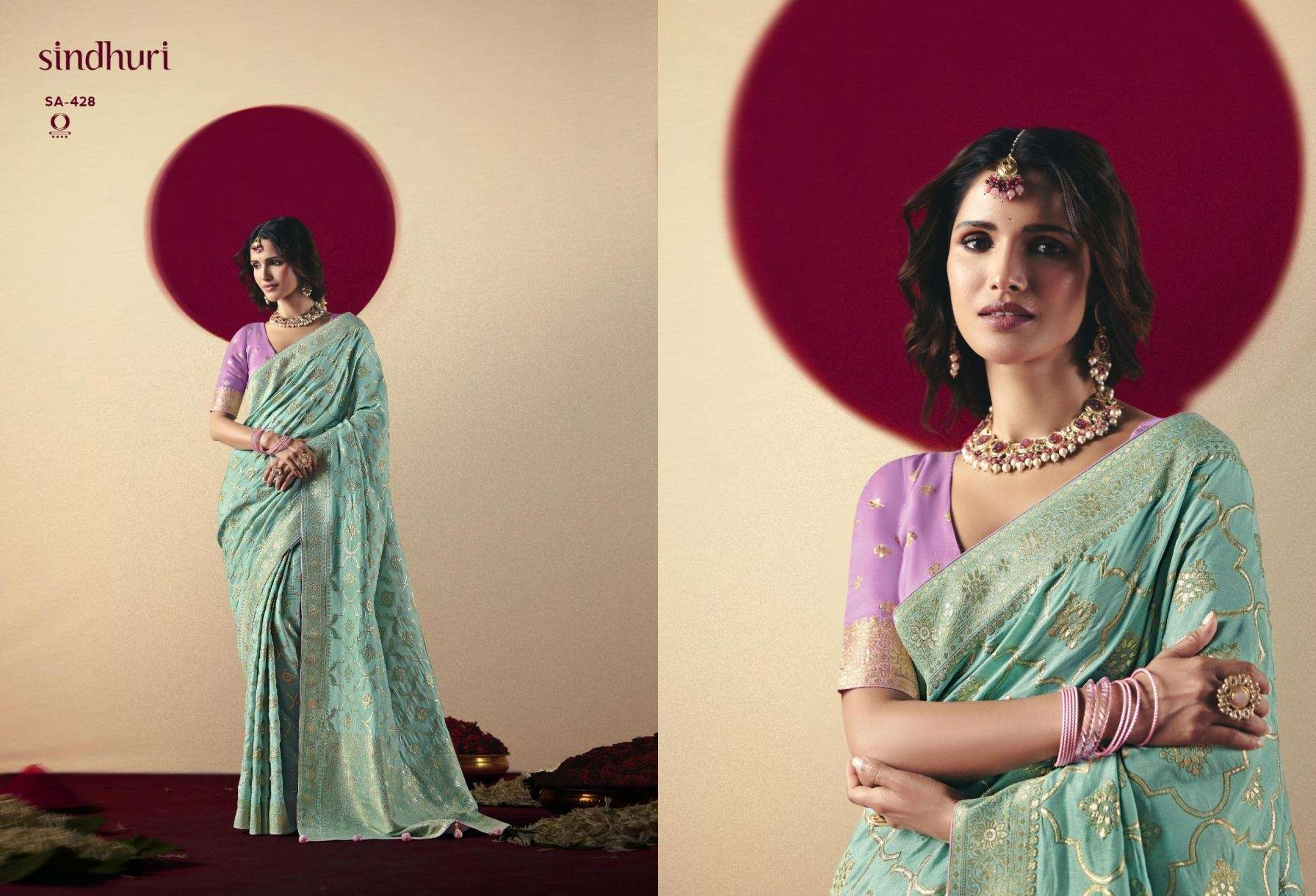 KIMORA DEVIKA SINDURI DESIGNER SAREE CATALOG EXPORTER 2025