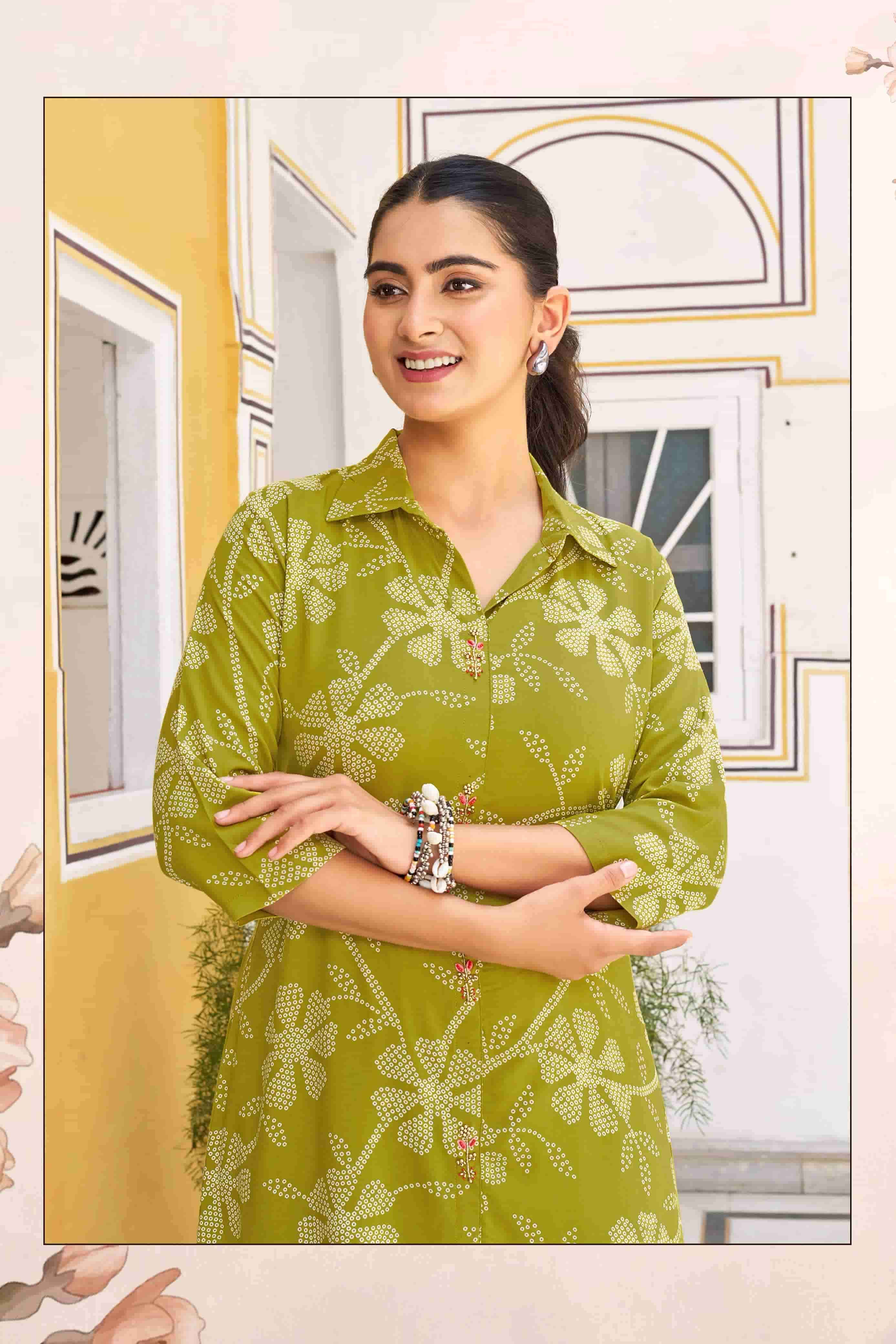 MITTOO INDRANI RAYON PRINTED CORD SET WHOLESALER 2025