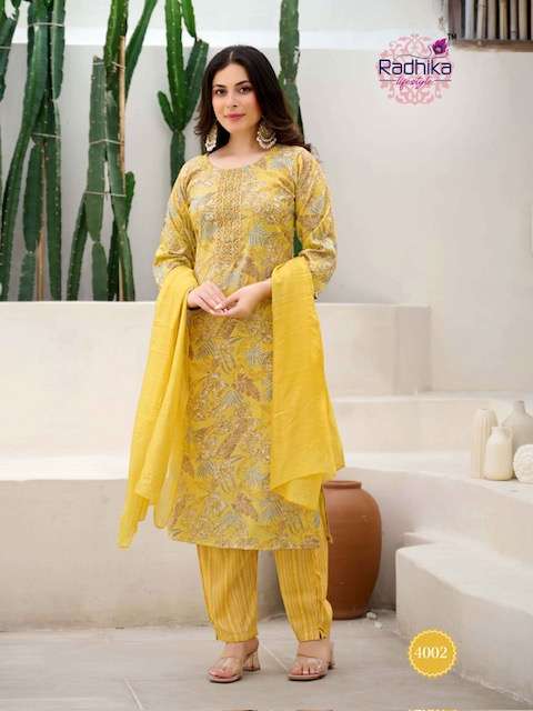 RADHIKA LIFESTYLE SIRI VOL 4 READYMADE FANCY SUIT CATALOGUE WHOLESALER 2025