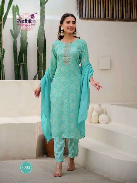 RADHIKA LIFESTYLE SIRI VOL 4 READYMADE FANCY SUIT CATALOGUE WHOLESALER 2025