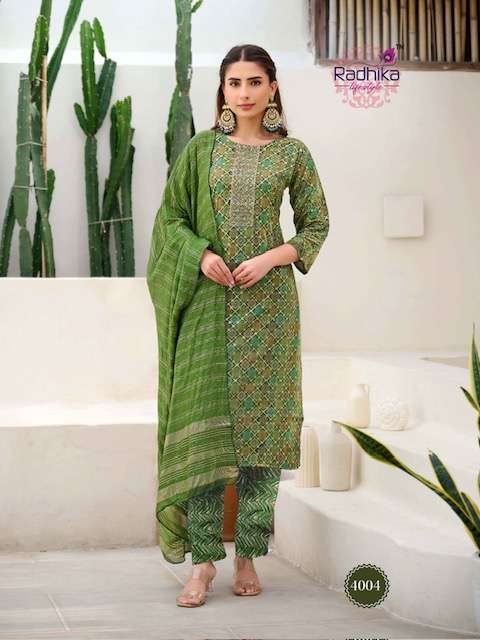 RADHIKA LIFESTYLE SIRI VOL 4 READYMADE FANCY SUIT CATALOGUE WHOLESALER 2025