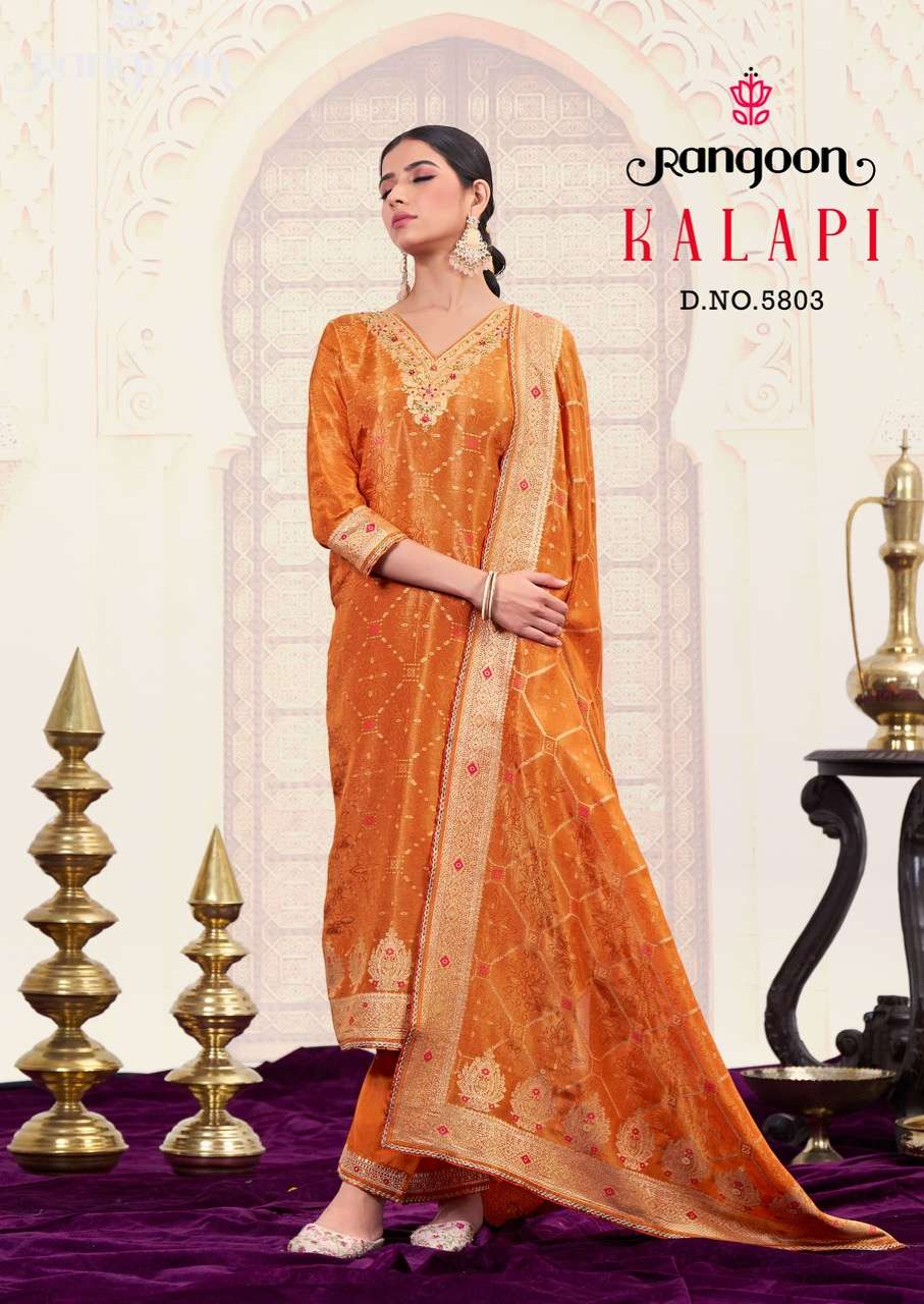 RANGOON KALAPI HANDWORK KURTI CATALOG WHOLESALER 