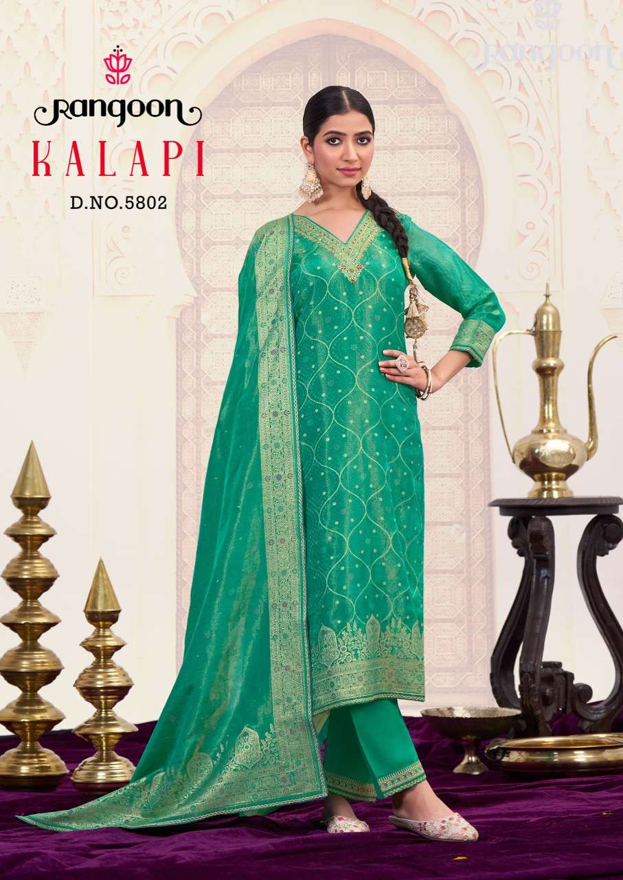 RANGOON KALAPI HANDWORK KURTI CATALOG WHOLESALER 
