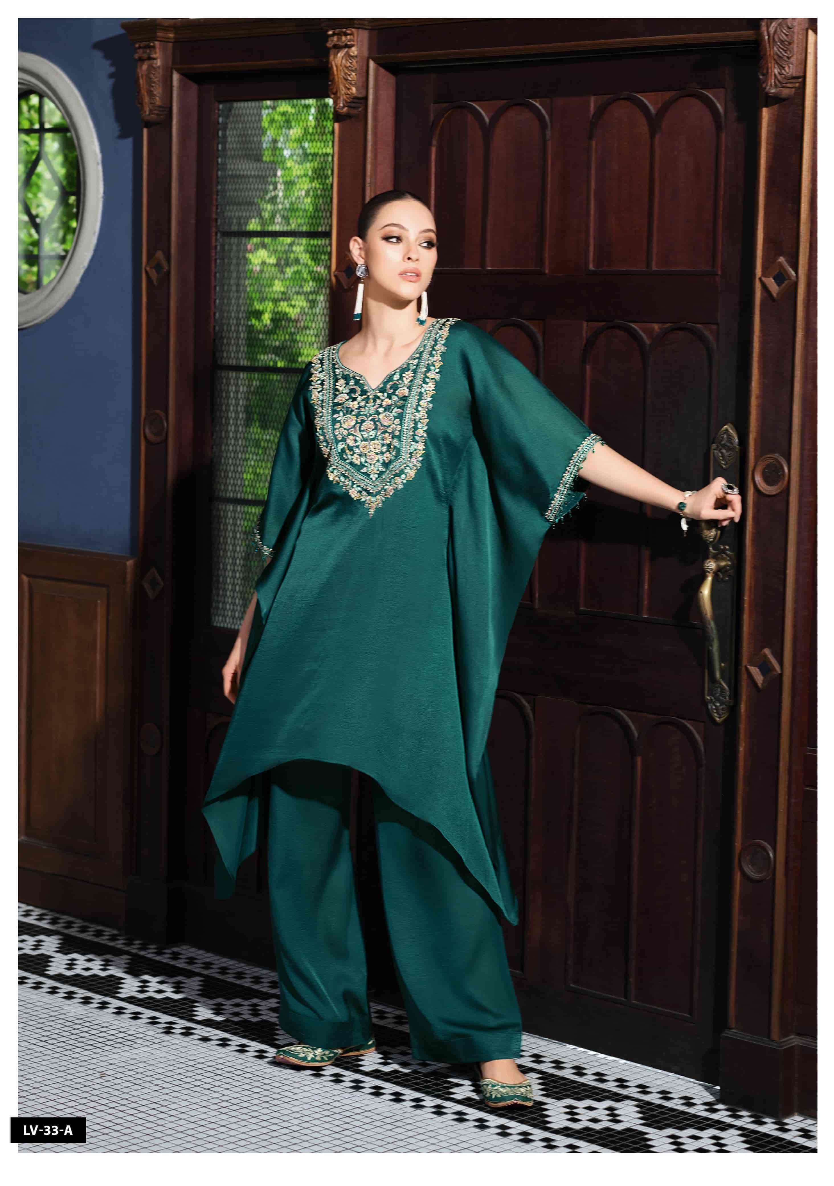 VARSHA LV 33 DESIGNER KARTAN CORD SET WHOLESALER 2025