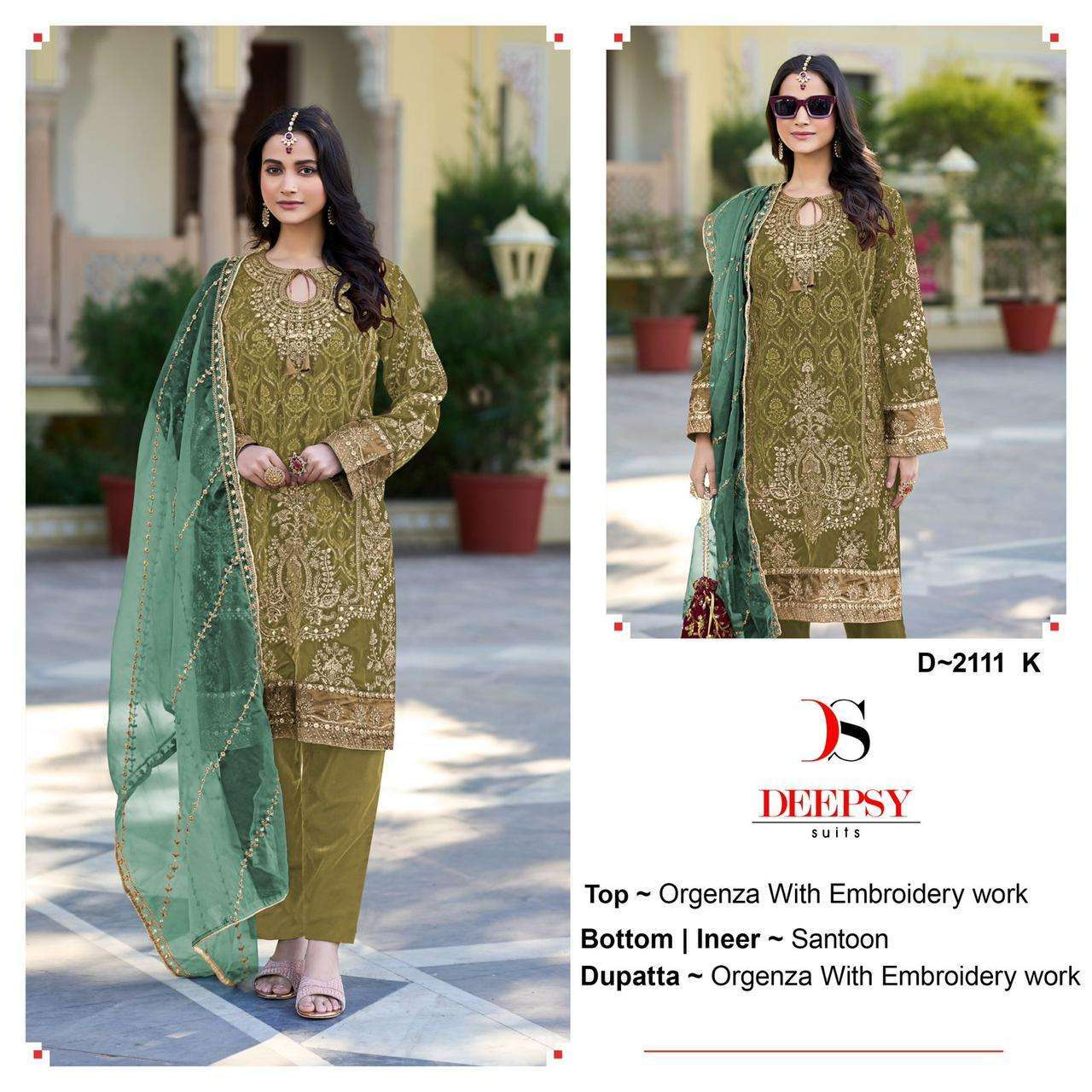 DEEPSY D 2111 COLORS VOL 3 FESTIVE WEAR PAKISTANI SUIT WHOLESALER 2025