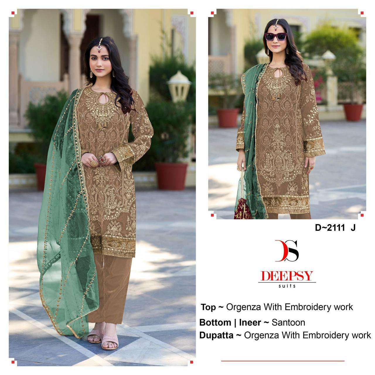DEEPSY D 2111 COLORS VOL 3 FESTIVE WEAR PAKISTANI SUIT WHOLESALER 2025