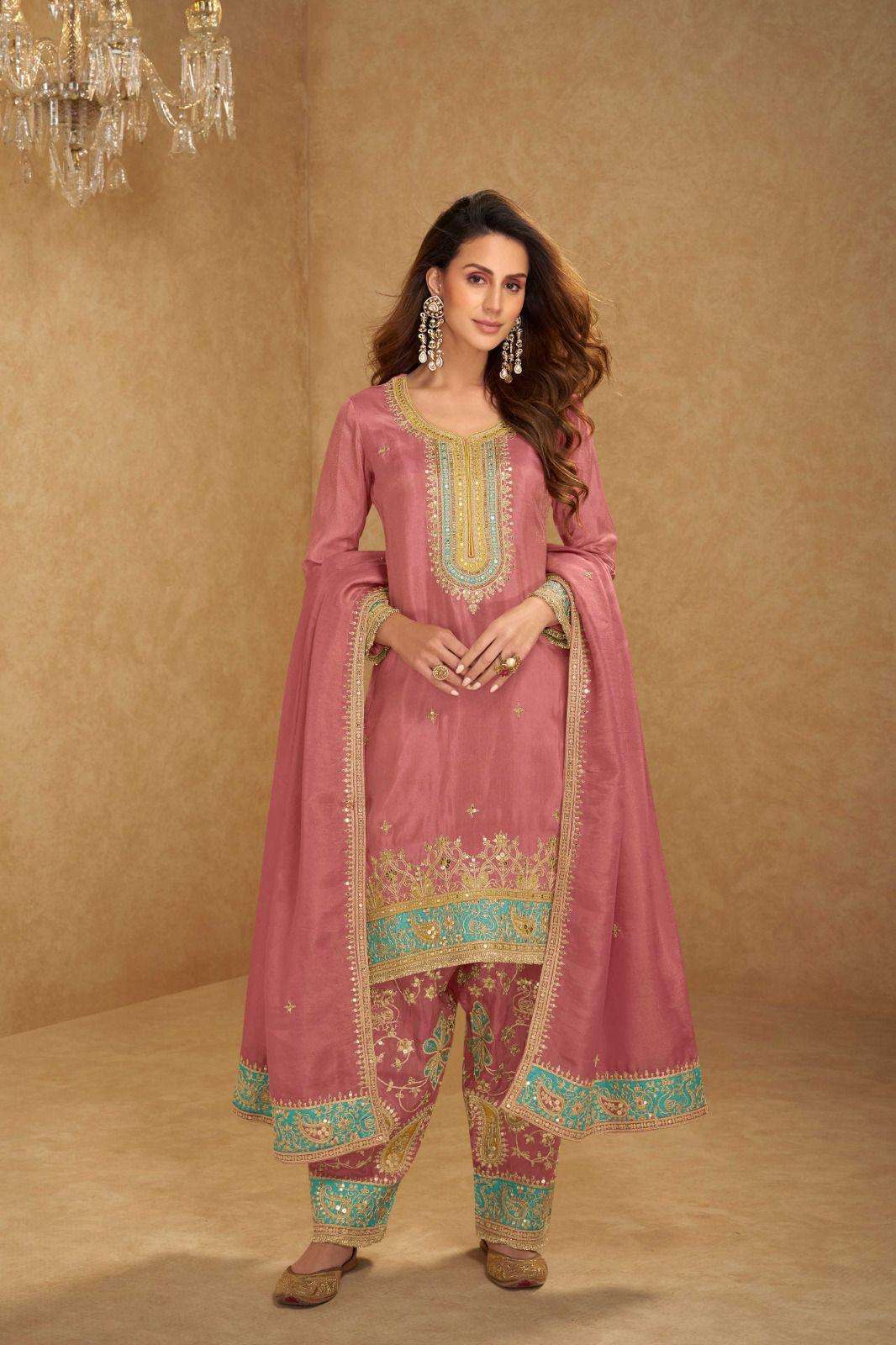 GULKAYRA DESIGNER NUSRAT 7565 COLORS READYMADE DESIGNER PALAZZO SUIT WHOLESALER 2025