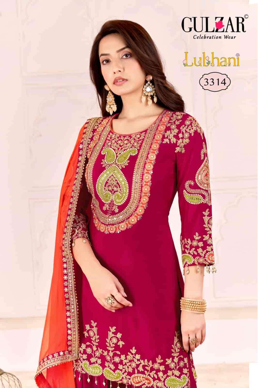 GULZAR LUBANI PARTY WEAR PALAZZO DESIGNER SUIT CATALOG EXPORTER 2025