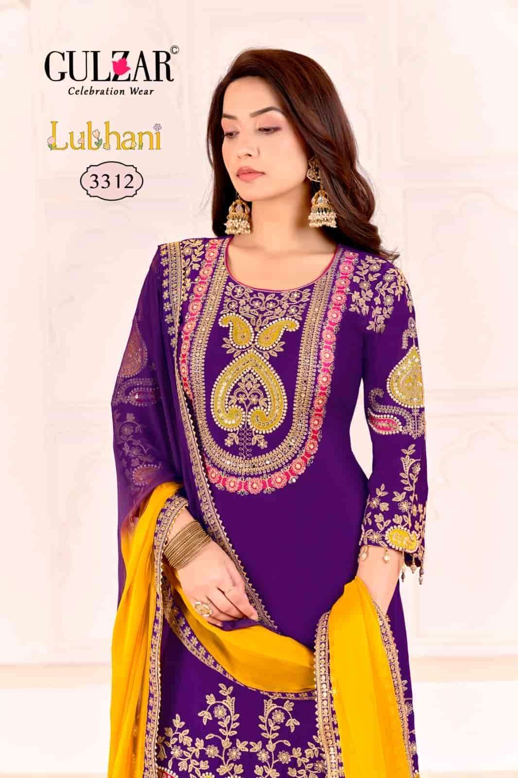 GULZAR LUBANI PARTY WEAR PALAZZO DESIGNER SUIT CATALOG EXPORTER 2025