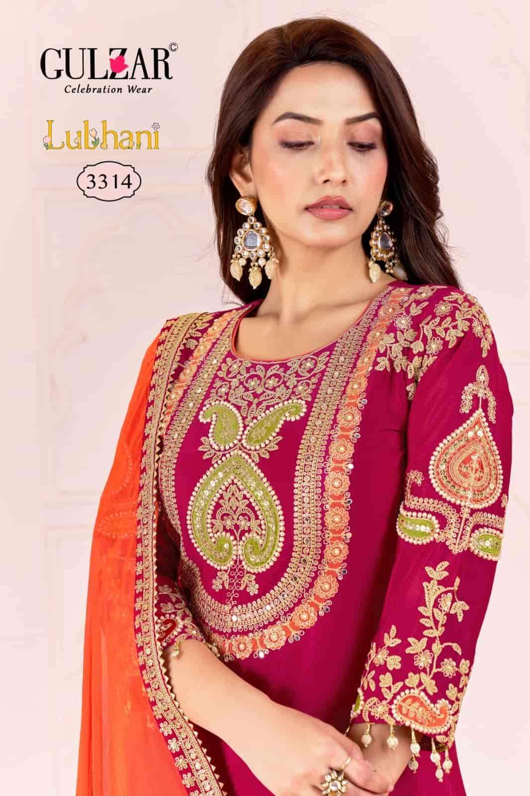 GULZAR LUBANI PARTY WEAR PALAZZO DESIGNER SUIT CATALOG EXPORTER 2025