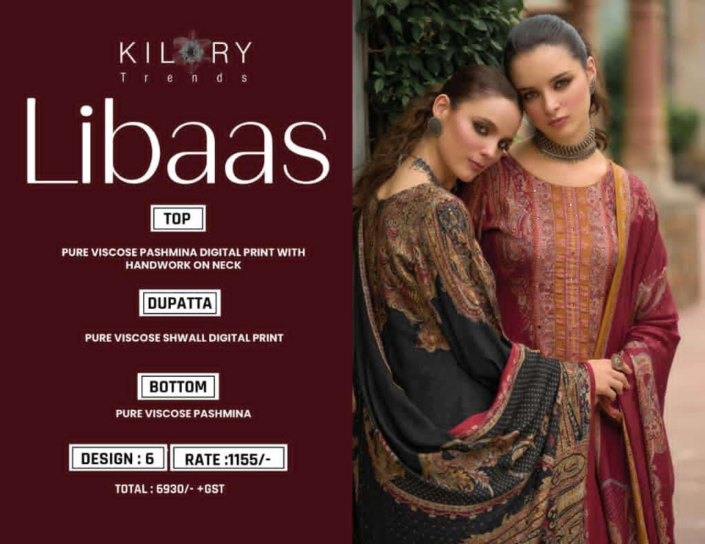 KILORY TRENDZ LIBAAS WINTER COLLECTION SALWER SUIT CATALOGUE WHOLESALER 