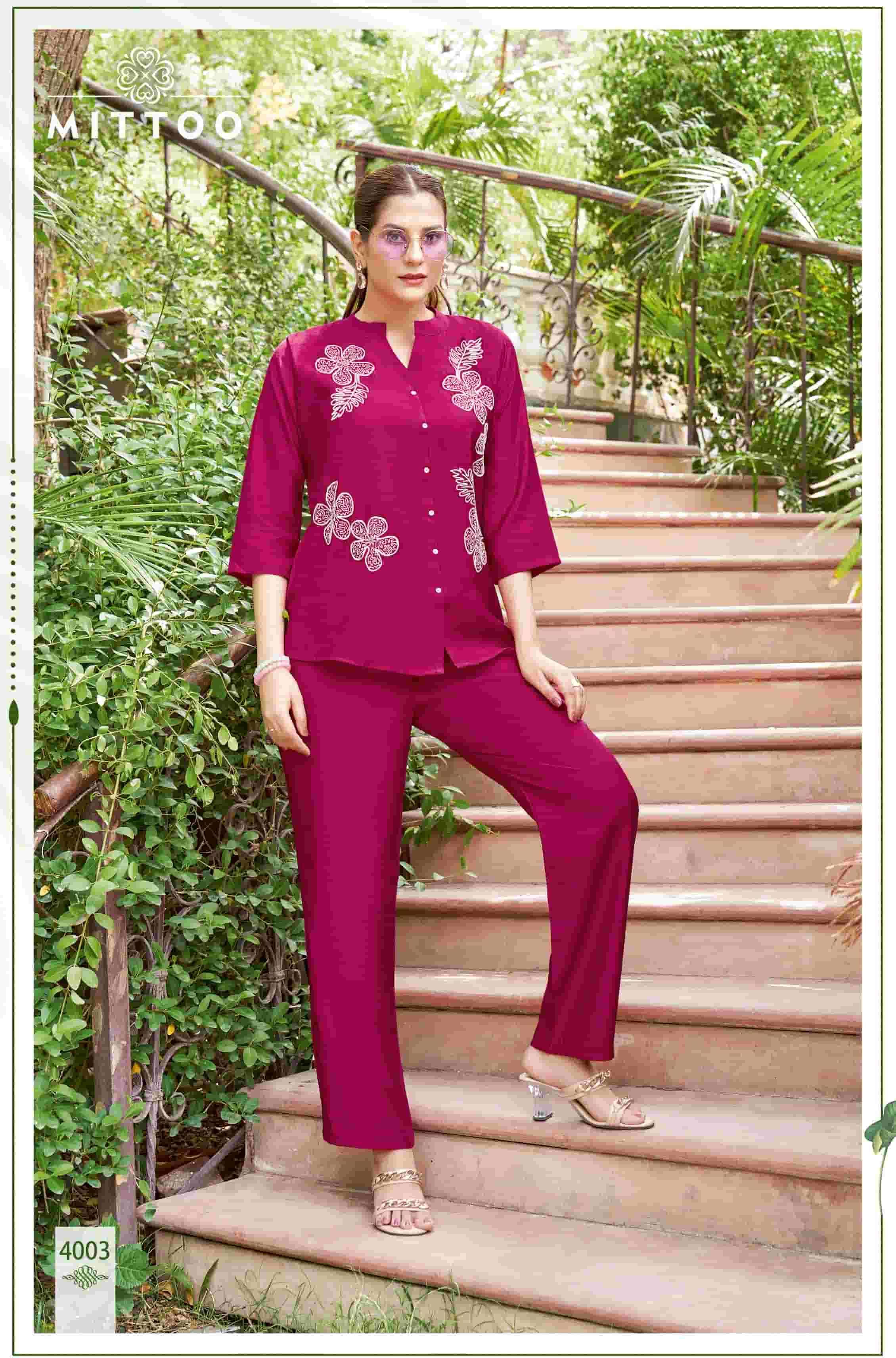 MITTOO PRANJAL CORD SET WHOLESALER BEST RATE DEALER 