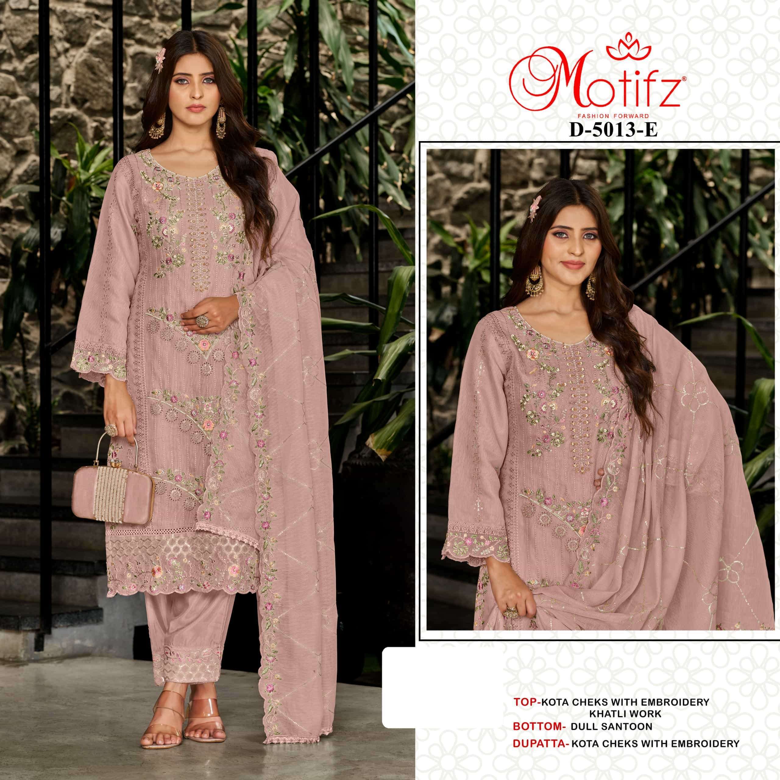 MOTIFZ D 5012 COLORS VOL 2 DESIGNER PAKISTANI SUIT WHOLESALER 