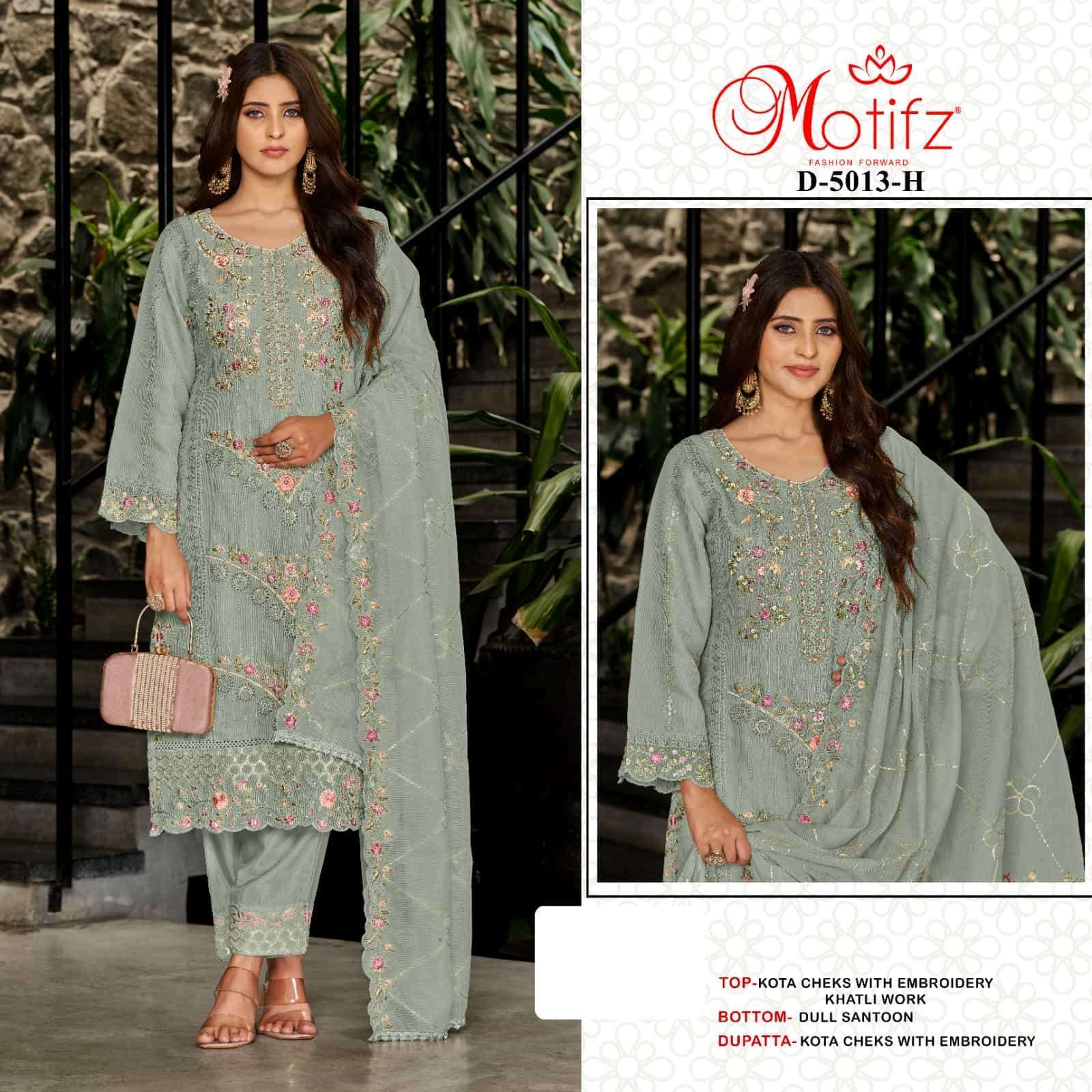 MOTIFZ D 5012 COLORS VOL 2 DESIGNER PAKISTANI SUIT WHOLESALER 