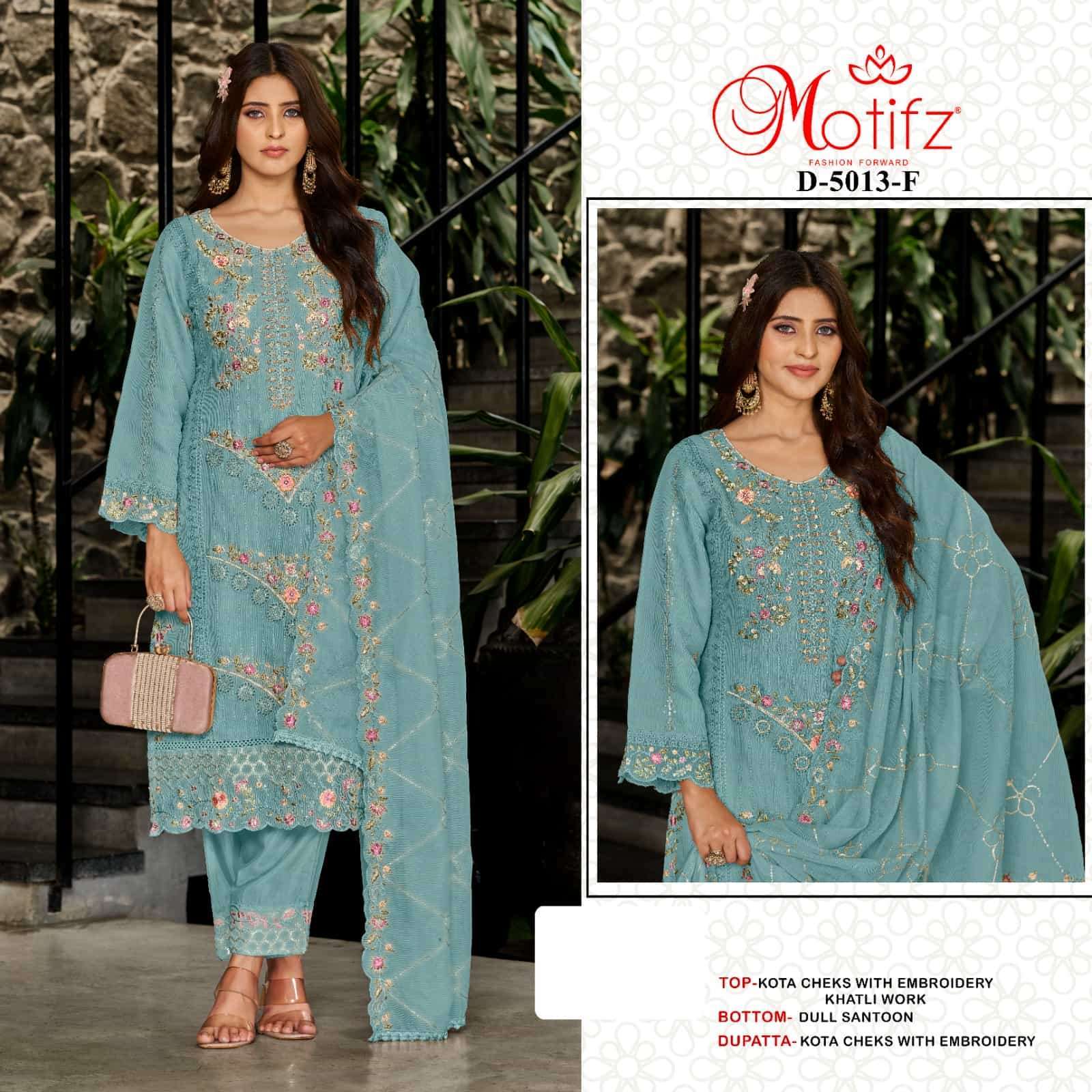 MOTIFZ D 5012 COLORS VOL 2 DESIGNER PAKISTANI SUIT WHOLESALER 