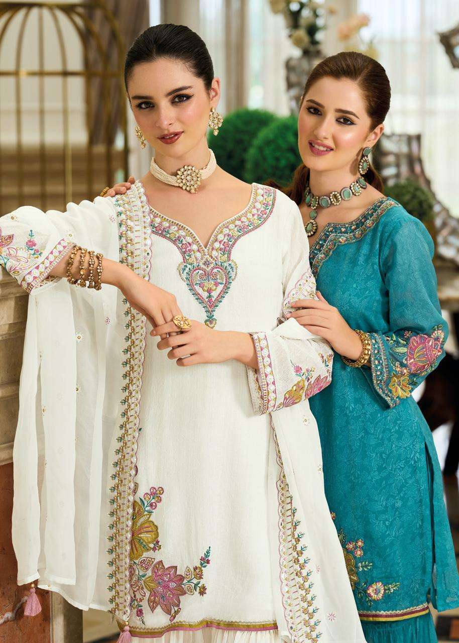 PRM INDIA HAMSAFAR PURE ORGANZA PARTYWEAR SHARARA DRESS CATALOG SUPPLIER 