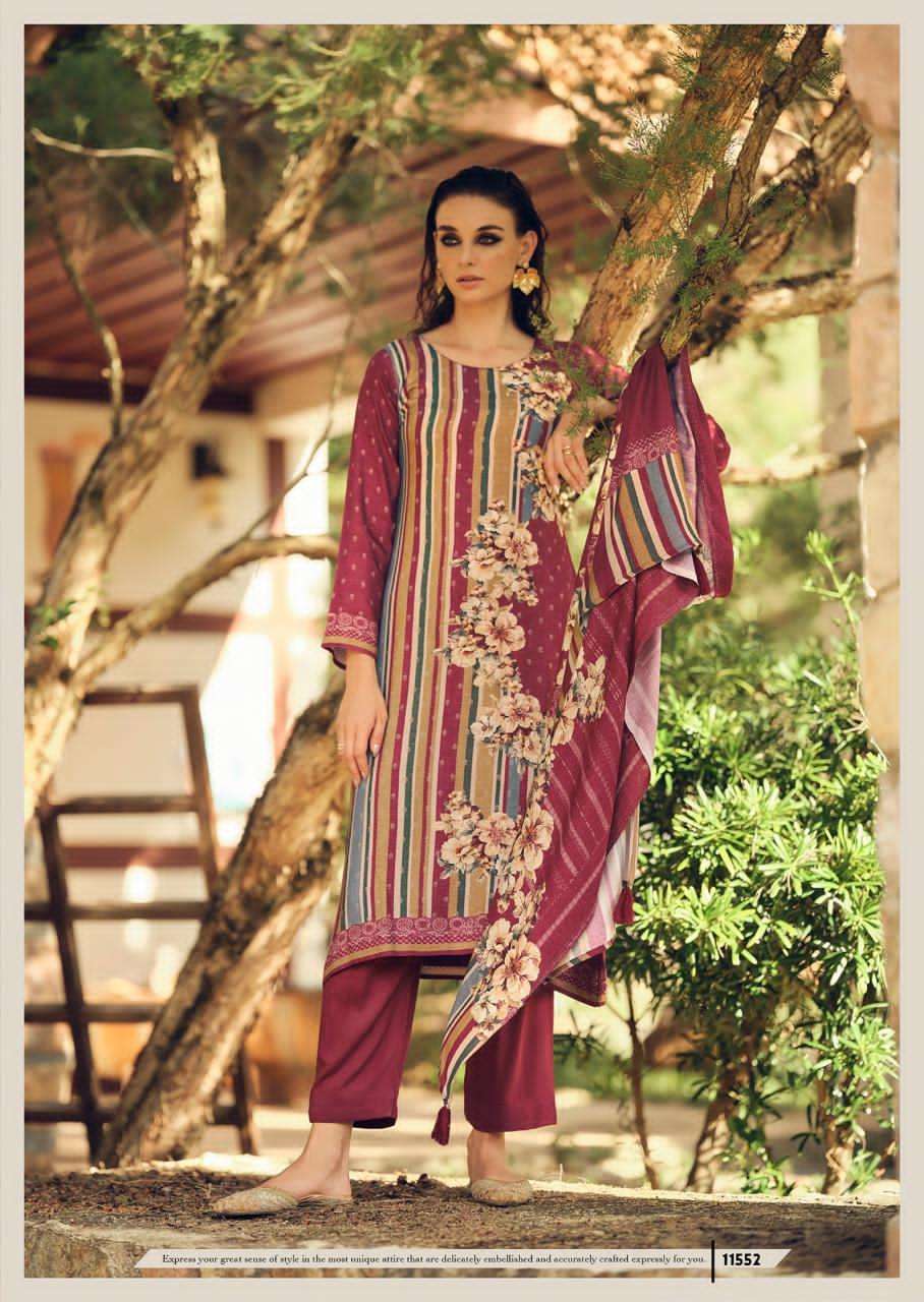 SADHANA FASHION THE FLORENCE PASHMINA WINTER SUIT CATALOG WHOLESALER 2025