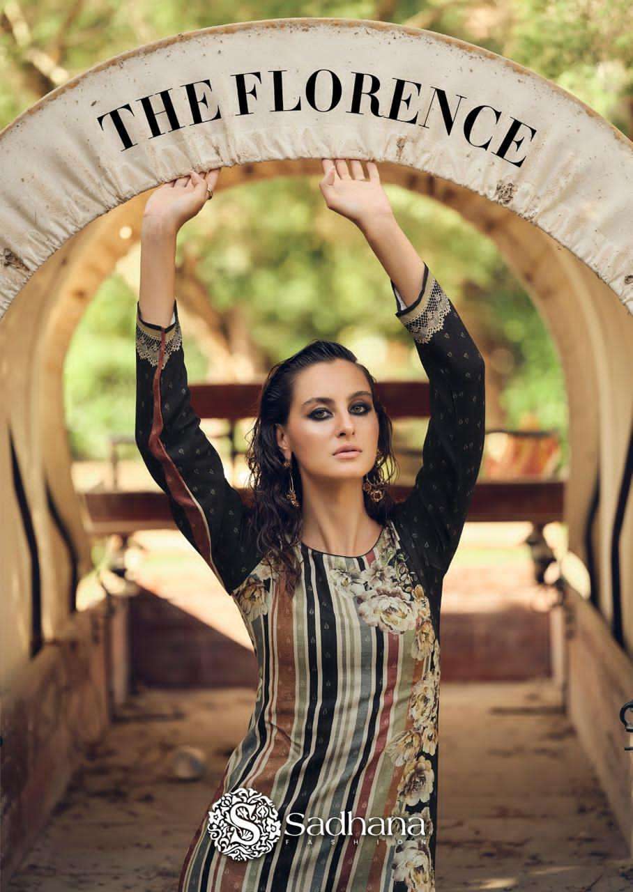 SADHANA FASHION THE FLORENCE PASHMINA WINTER SUIT CATALOG WHOLESALER 2025