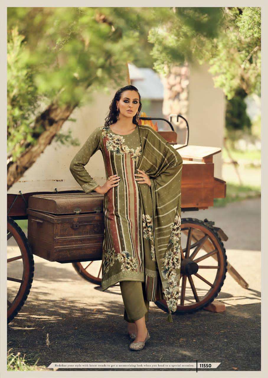 SADHANA FASHION THE FLORENCE PASHMINA WINTER SUIT CATALOG WHOLESALER 2025
