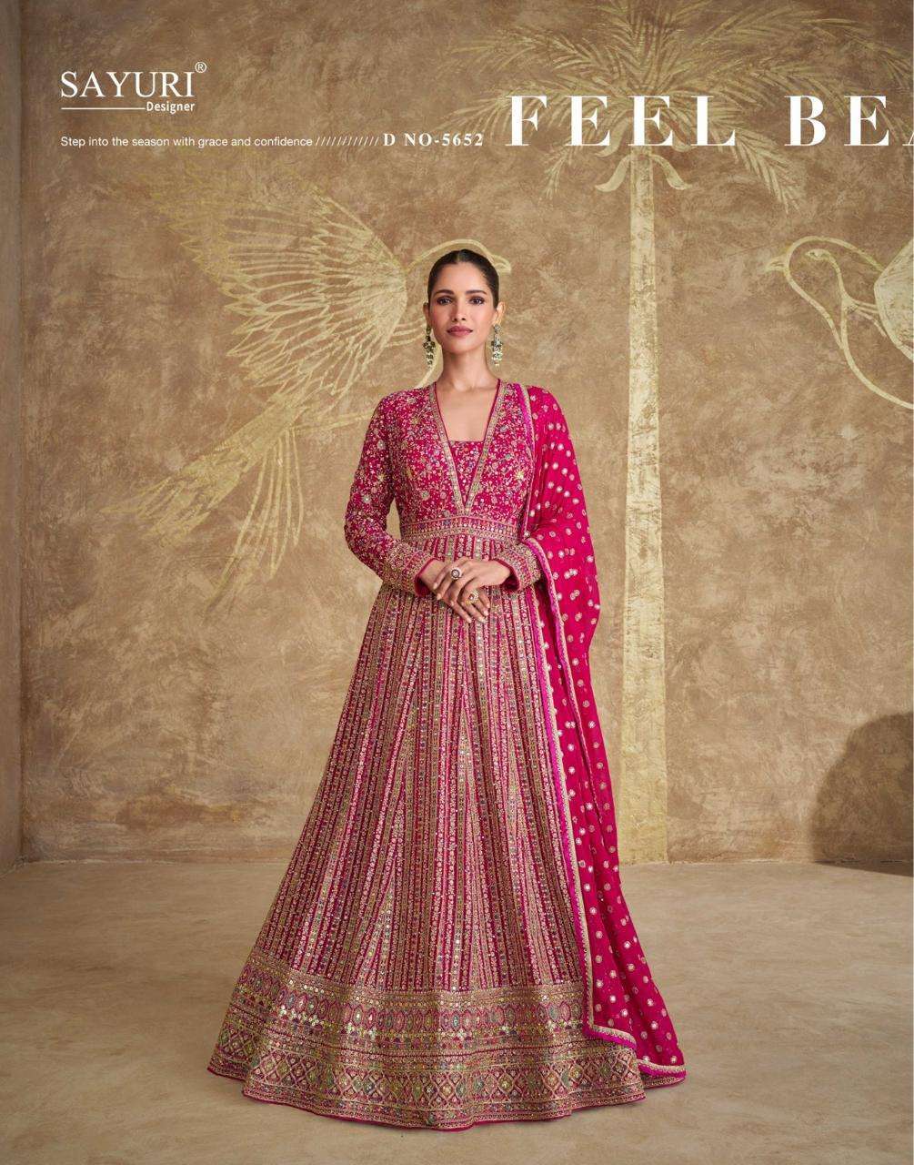 SAYURI ROYAL NX 5650 TO 5652 DESIGNER WEDDING GOWN LATEST CATALOGUE 2025