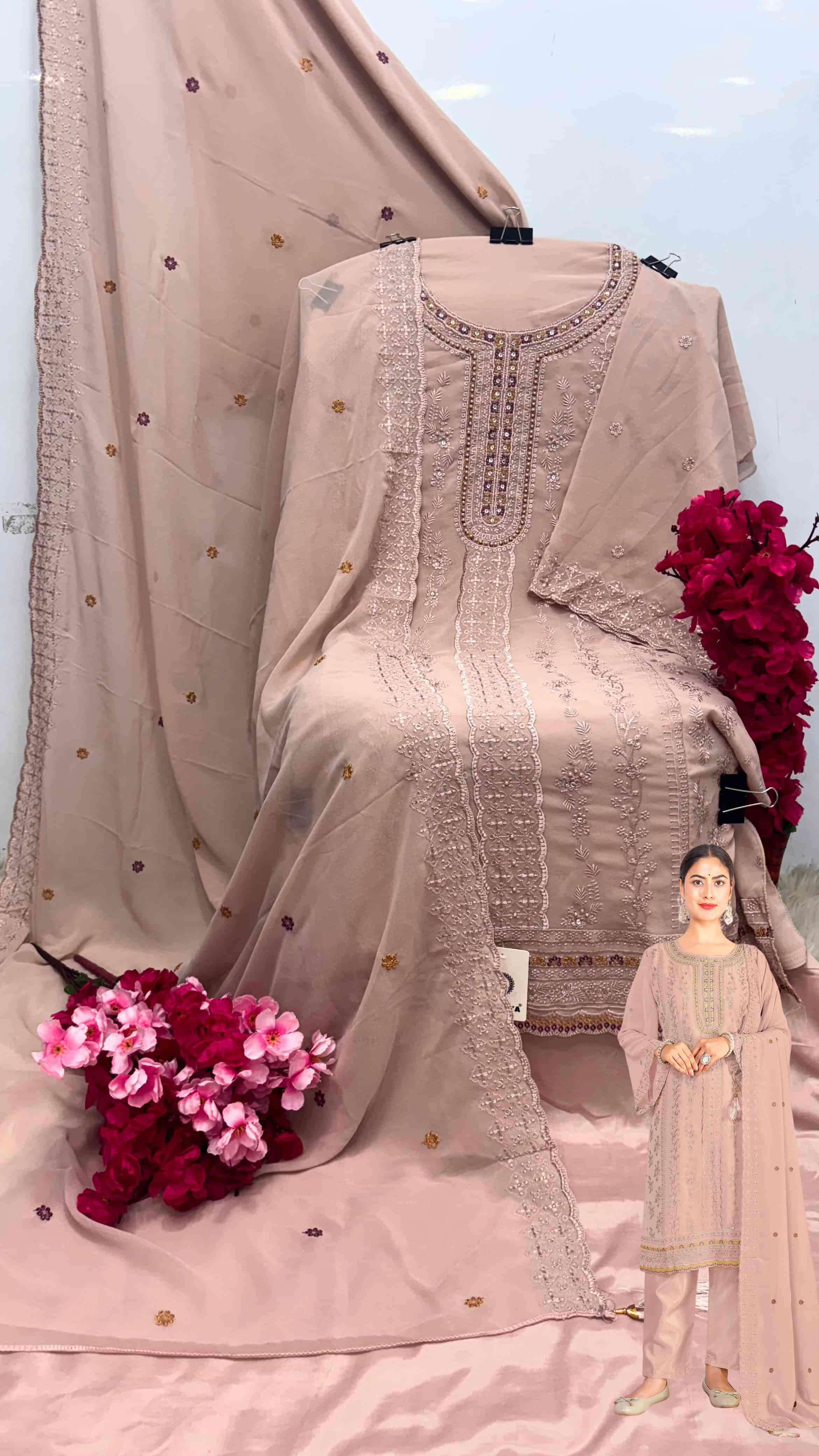 SHANAYA S 221 COLORS PAKISTANI GEORGETTE SUIT WHOLESALER IN SURAT 