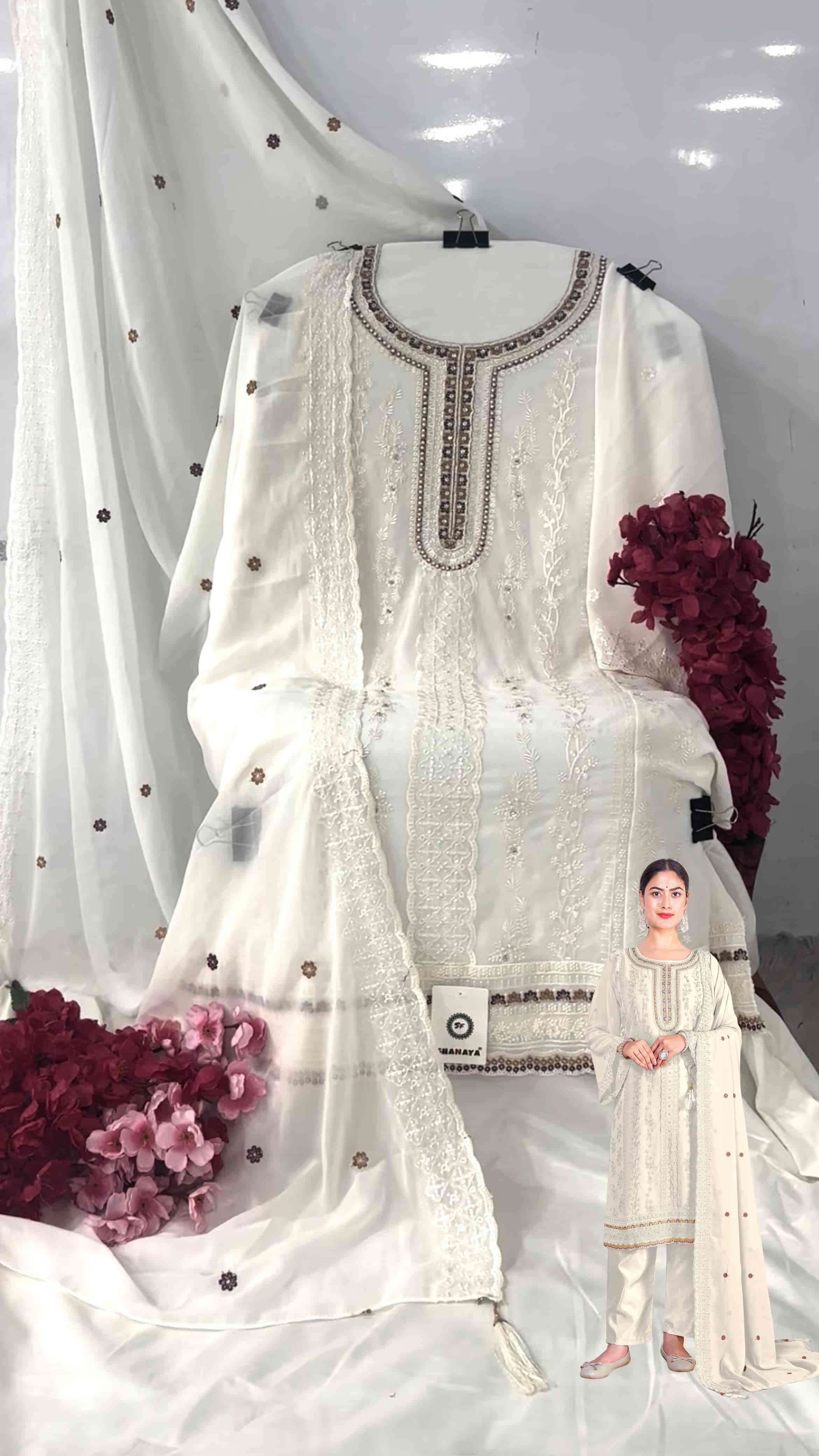 SHANAYA S 221 COLORS PAKISTANI GEORGETTE SUIT WHOLESALER IN SURAT 