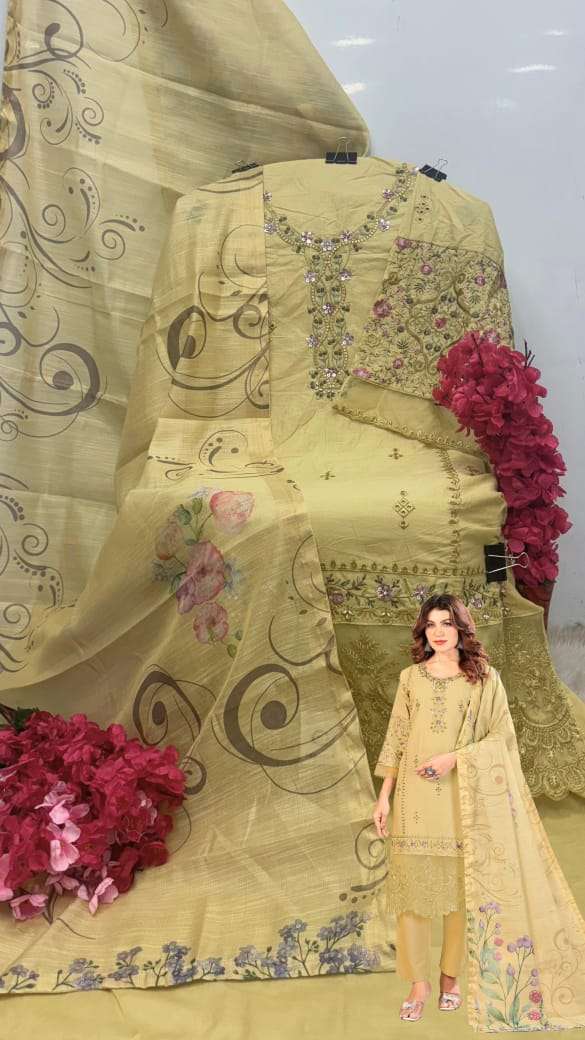 SHANAYA S 222 COLORS PAKISTANI DESIGNER CAMRIC COTTON WHOLESALER IN SURAT 