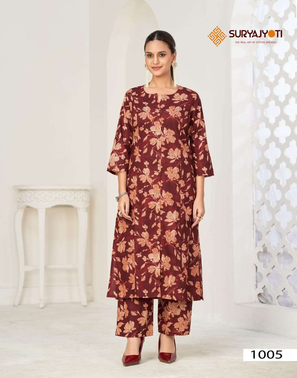 SURYAJYOTI PRAPTI VOL 1 PRINTED COTTON CORD SET WHOLESALER 2025