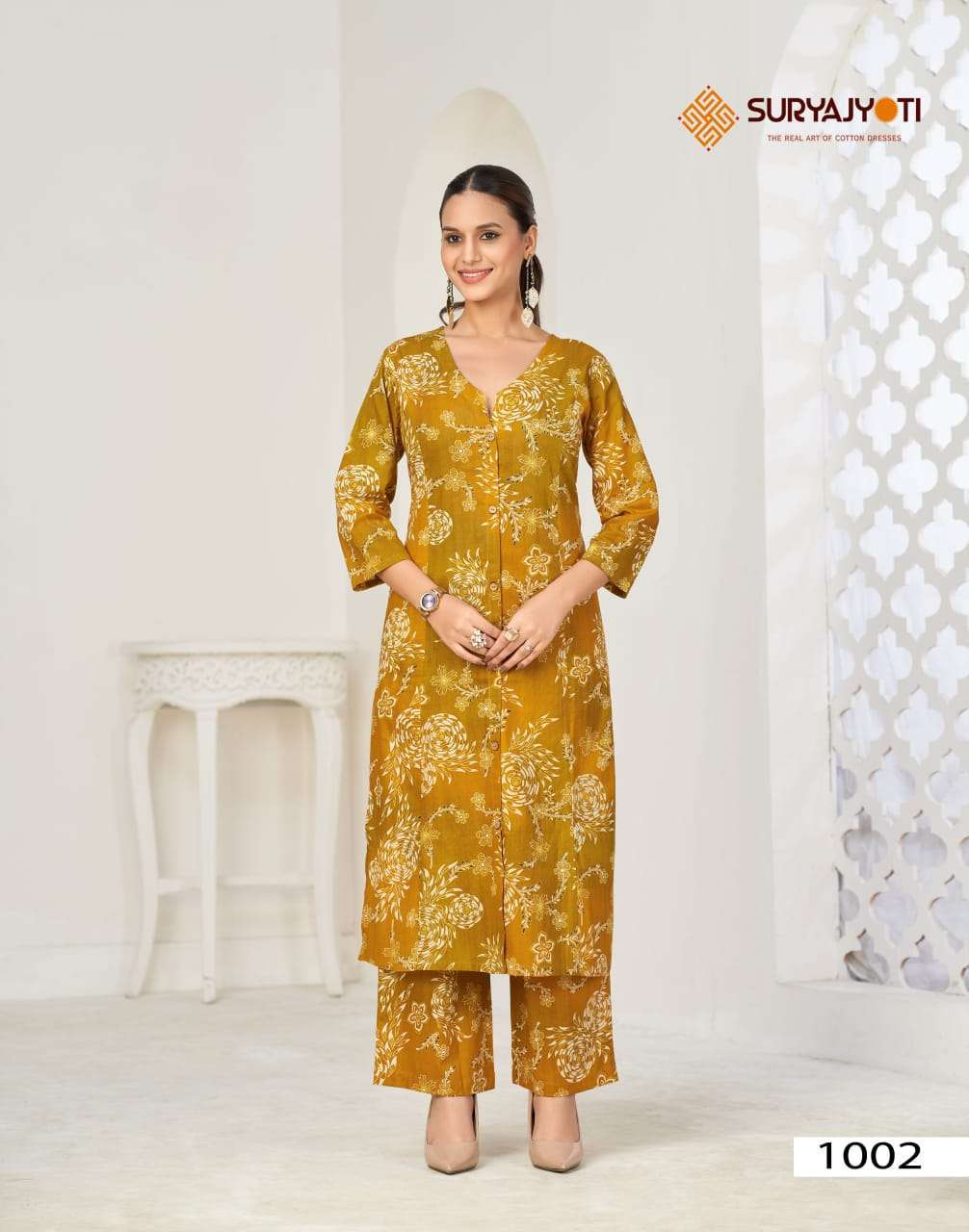 SURYAJYOTI PRAPTI VOL 1 PRINTED COTTON CORD SET WHOLESALER 2025