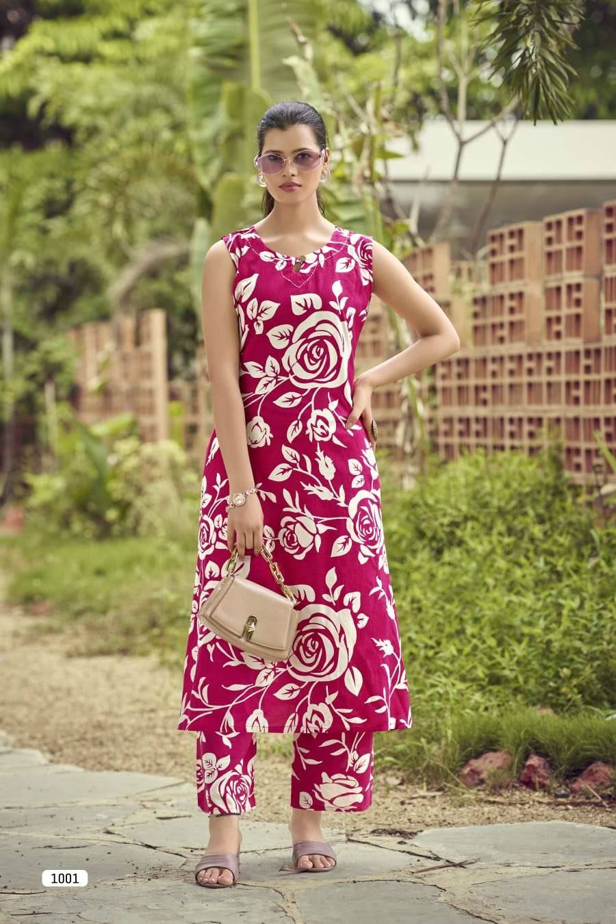 TIPS AND TOPS OLIVIA VOL 3 COTTON PRINTED CORD SET WHOLESALER 