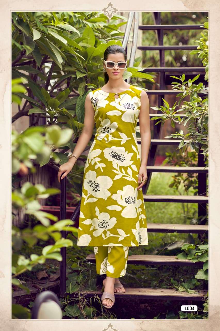 TIPS AND TOPS OLIVIA VOL 3 COTTON PRINTED CORD SET WHOLESALER 