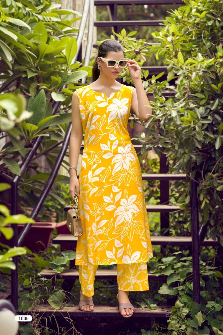 TIPS AND TOPS OLIVIA VOL 3 COTTON PRINTED CORD SET WHOLESALER 