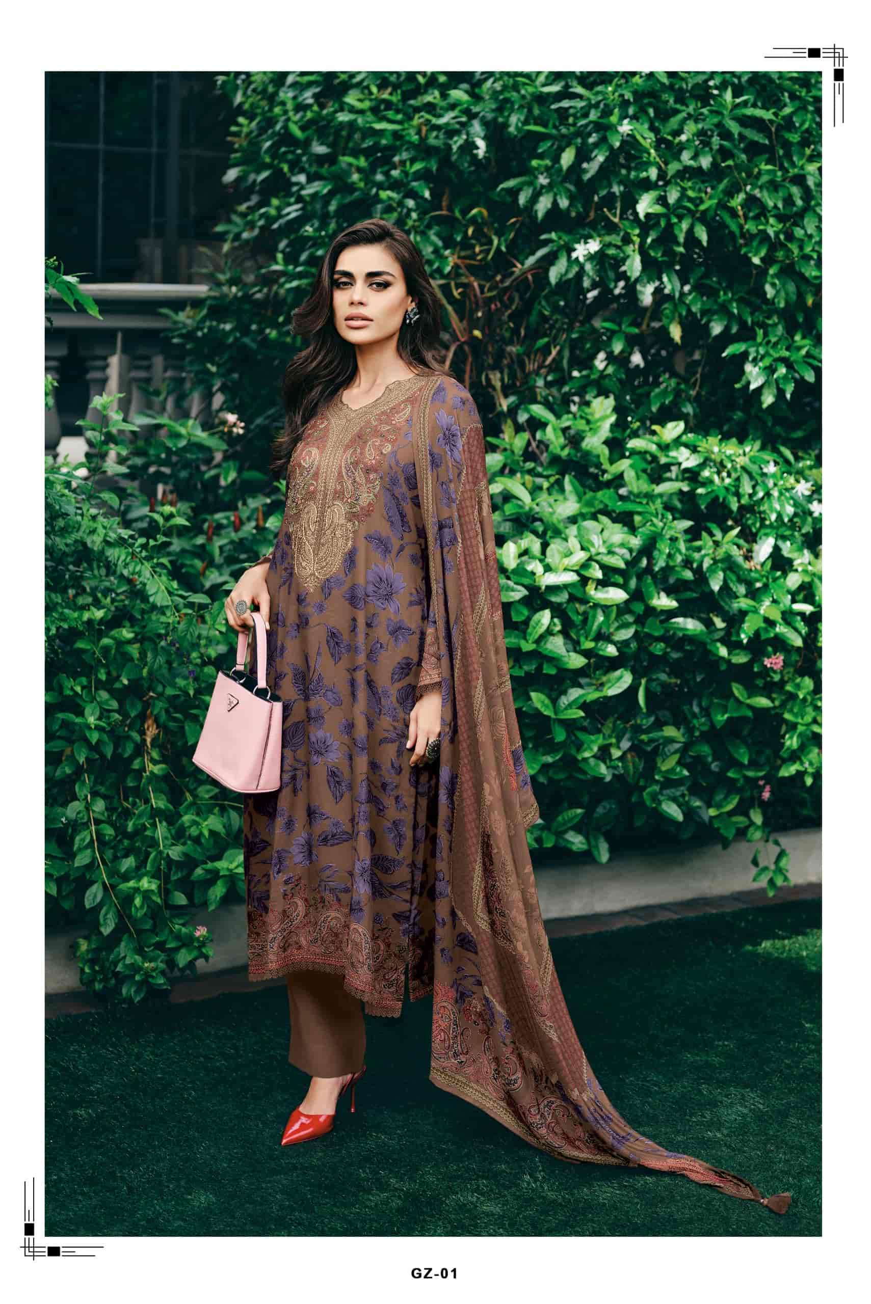 VARSHA GULNAAZ SPECIAL VOL 3 DESIGNER PASHMINA SUIT LATEST CATALOGUE BEST RATE 