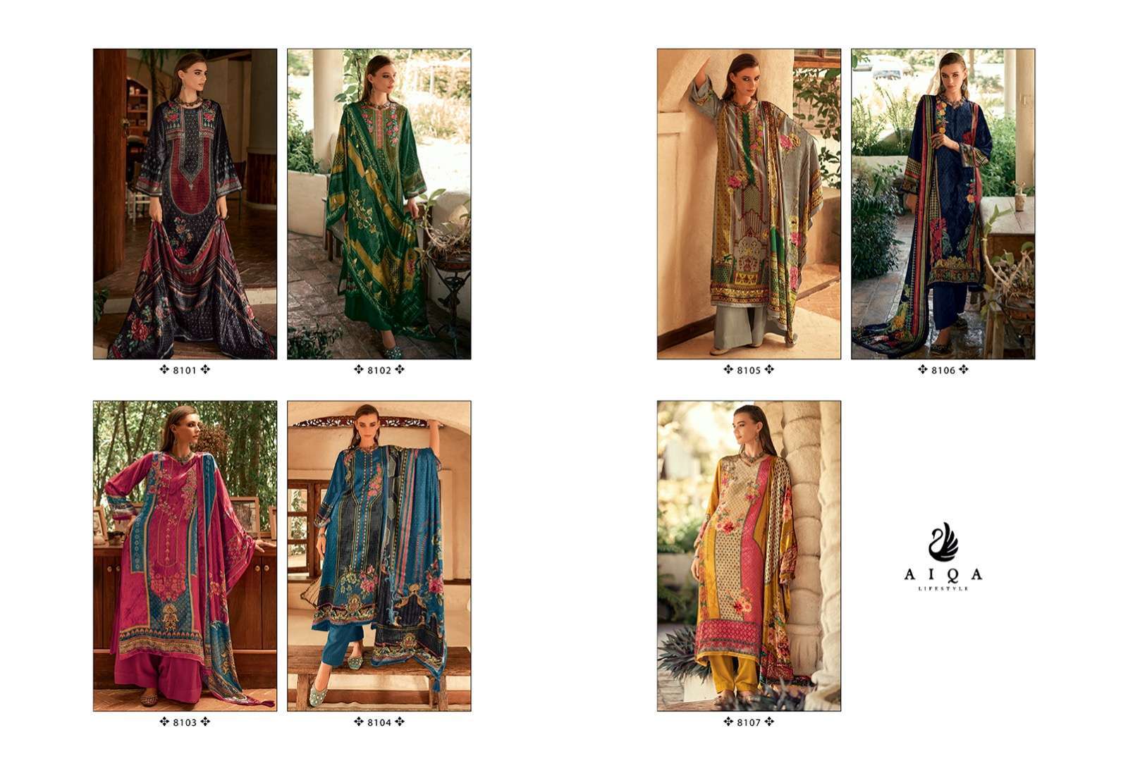 AIQA THE NEW VINTAGE WINTER WEAR VELVET SUIT COLLECTION BEST RATE 2025