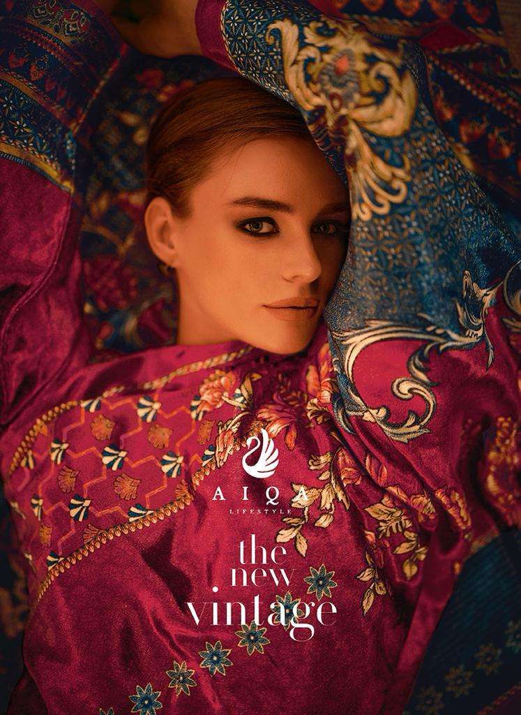 AIQA THE NEW VINTAGE WINTER WEAR VELVET SUIT COLLECTION BEST RATE 2025