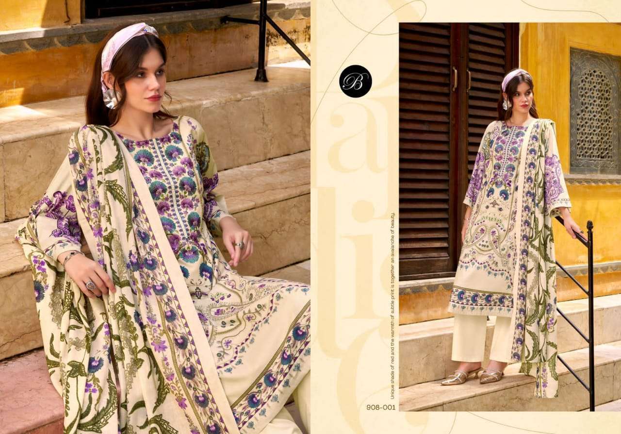 BELLIZA DESIGNER NAIRA VOL 121 PURE COTTON SUIT CATALOGUE 