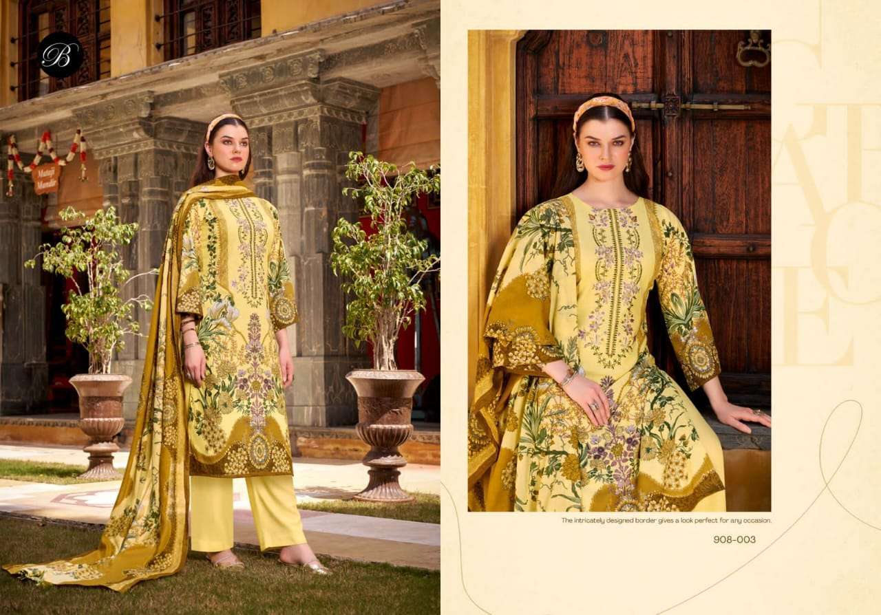 BELLIZA DESIGNER NAIRA VOL 121 PURE COTTON SUIT CATALOGUE 