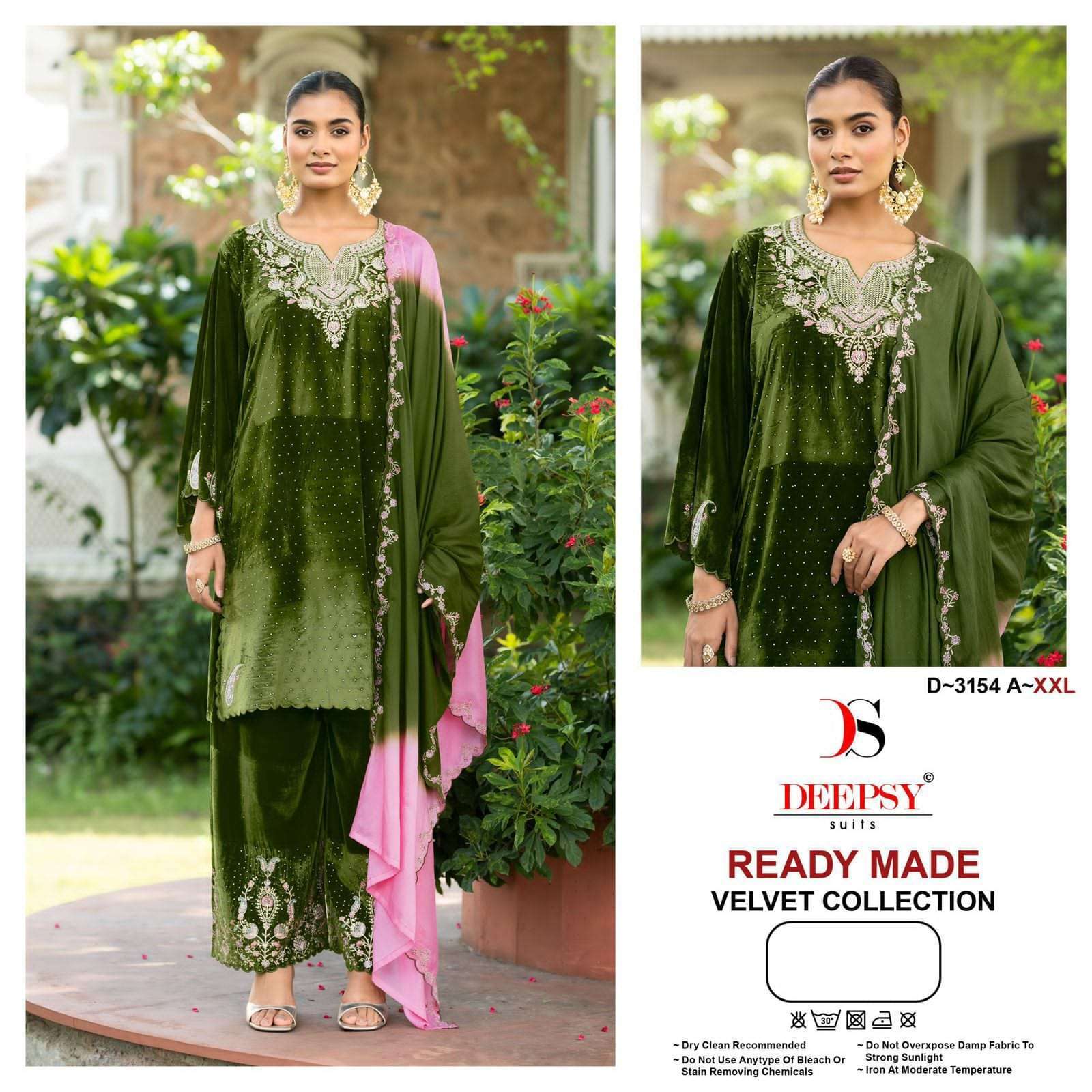 DEEPSY D 3154 COLORS DESIGNER VELVET PAKISTANI DRESS WHOLESALER 2025