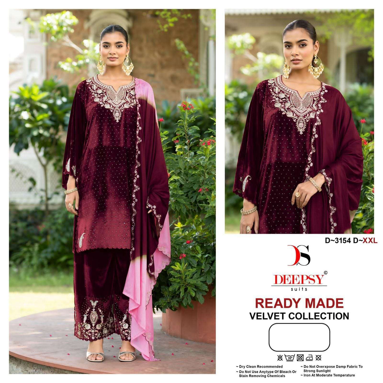 DEEPSY D 3154 COLORS DESIGNER VELVET PAKISTANI DRESS WHOLESALER 2025