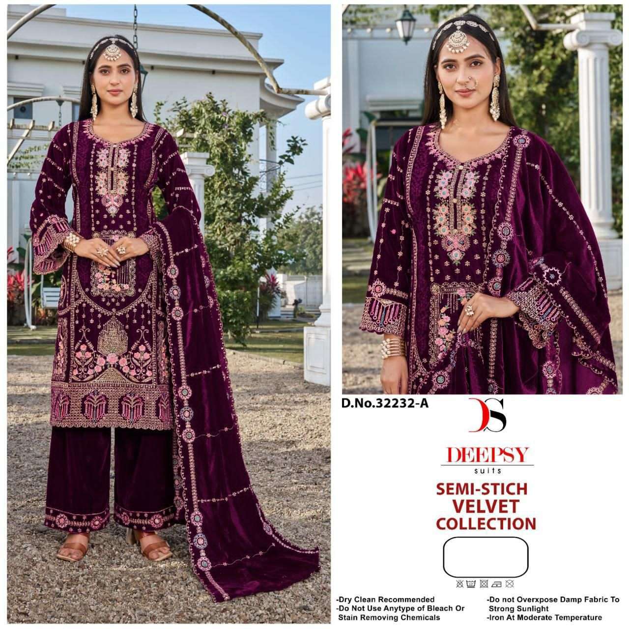 DEEPSY D 32232 COLORS VELVET PAKISTANI SUIT WHOLESALER IN INDIA 2025