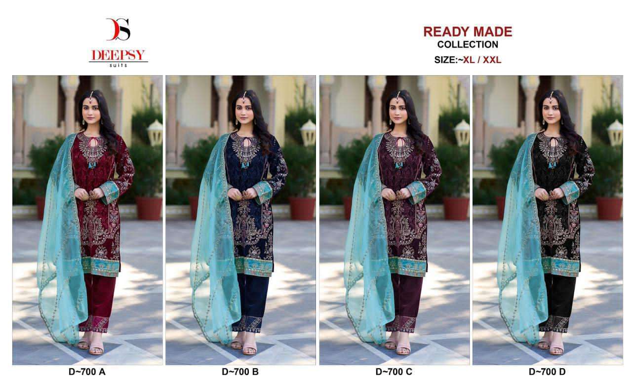 DEEPSY D 700 COLORS DESIGNER VELVET SUIT WHOLESALER 2025
