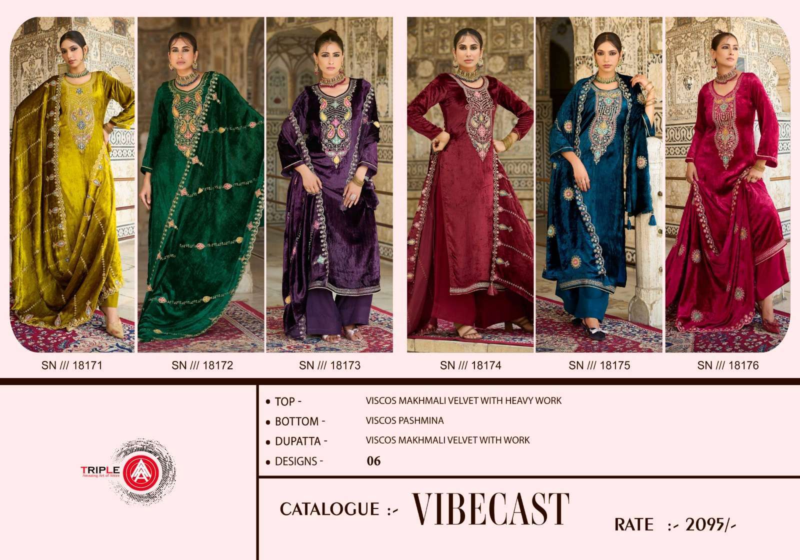 FOURDOTS VIBECAST VELVET SUIT CATALOGUE WHOLESALER IN INDIA 2025