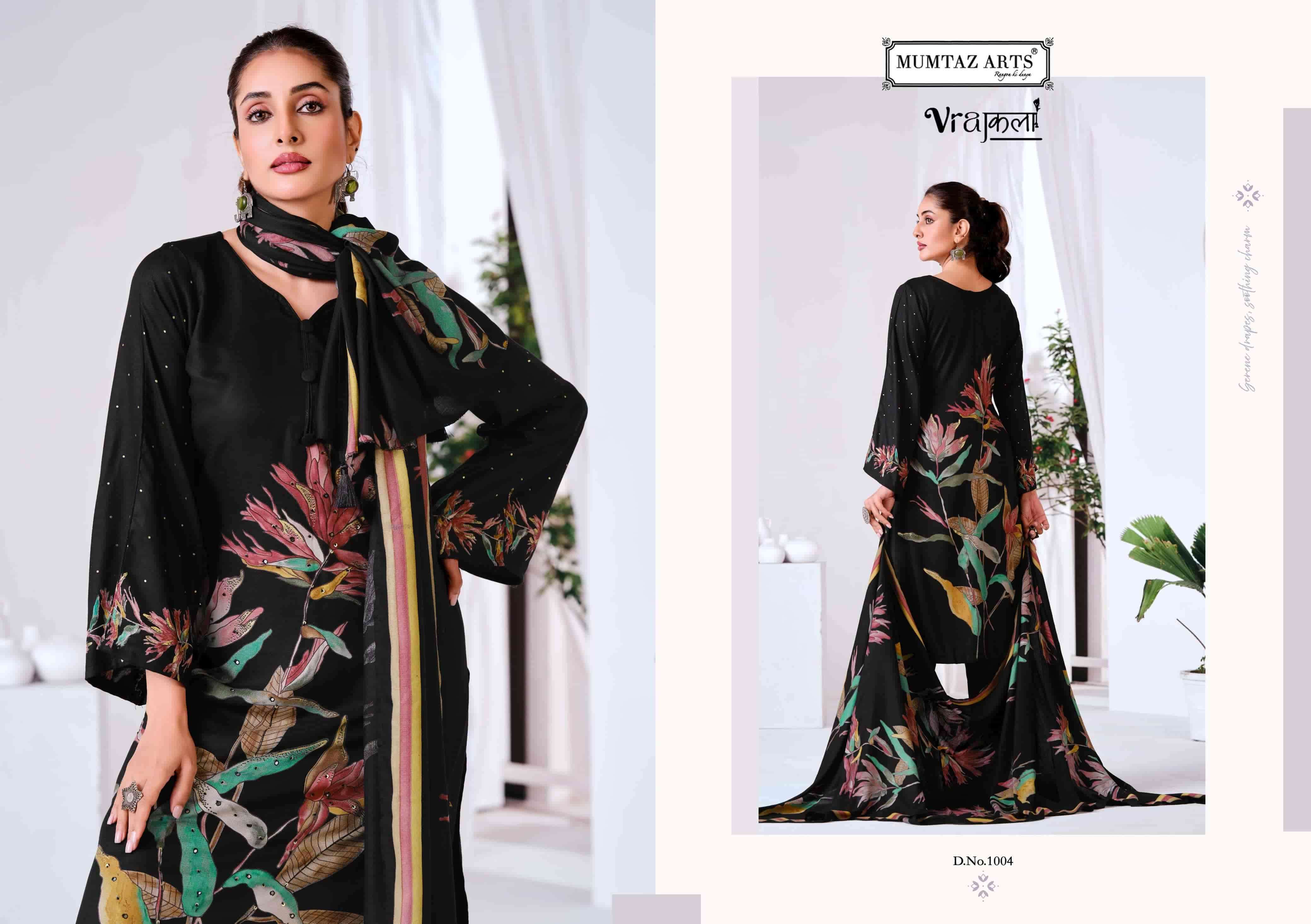 MUMTAZ ARTS NOOR E KASHMIRI PURE PASHMINA PRINTED SUIT CATALOGUE WHOLESALER IN INDIA 
