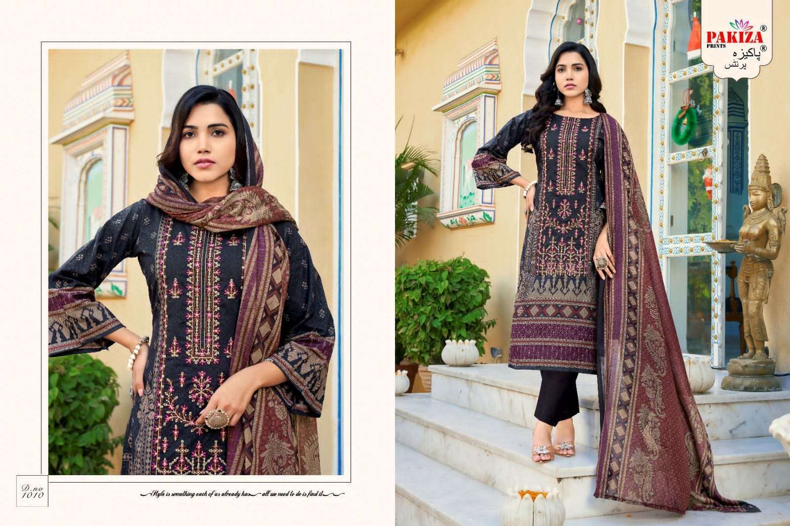 PAKIZA PRINTS ABU SAEED VOL 10 LAWN COTTON SUIT CATALOGUE BEST RATE 2025