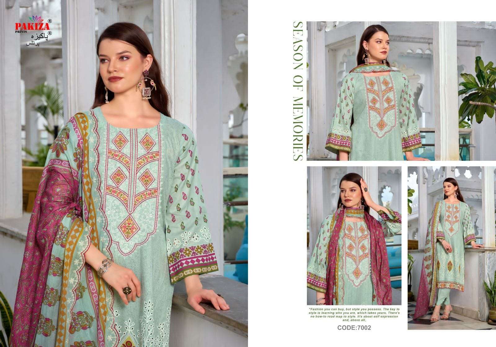 PAKIZA PRINTS DILKASH VOL 7 FANCY LAWN SUIT CATALOGUE WHOLESALER IN INDIA 2025