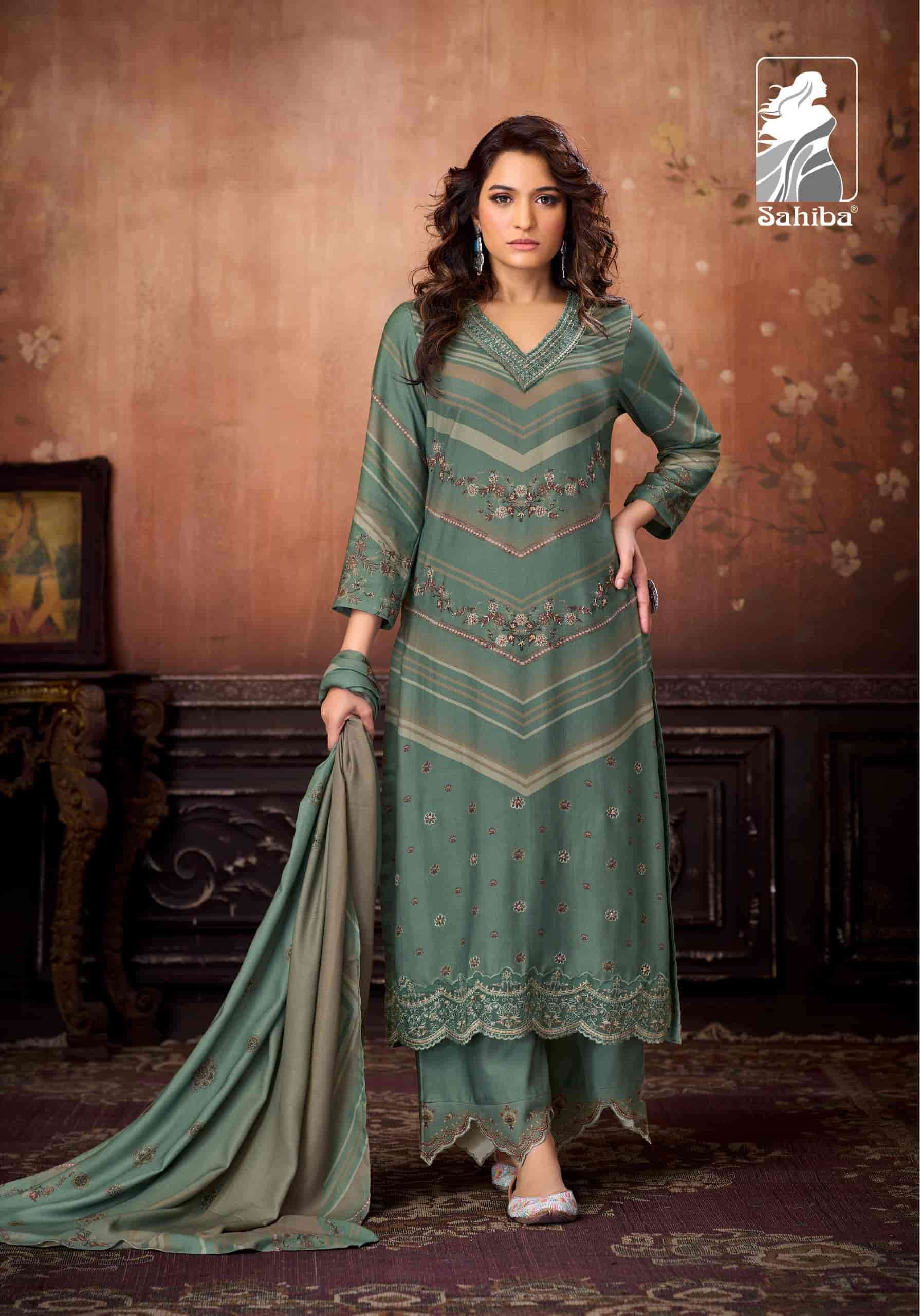 SAHIBA AABISHA WINTER COLLECTION PASHMINA SUIT CATALOGUE BEST RATE 2025