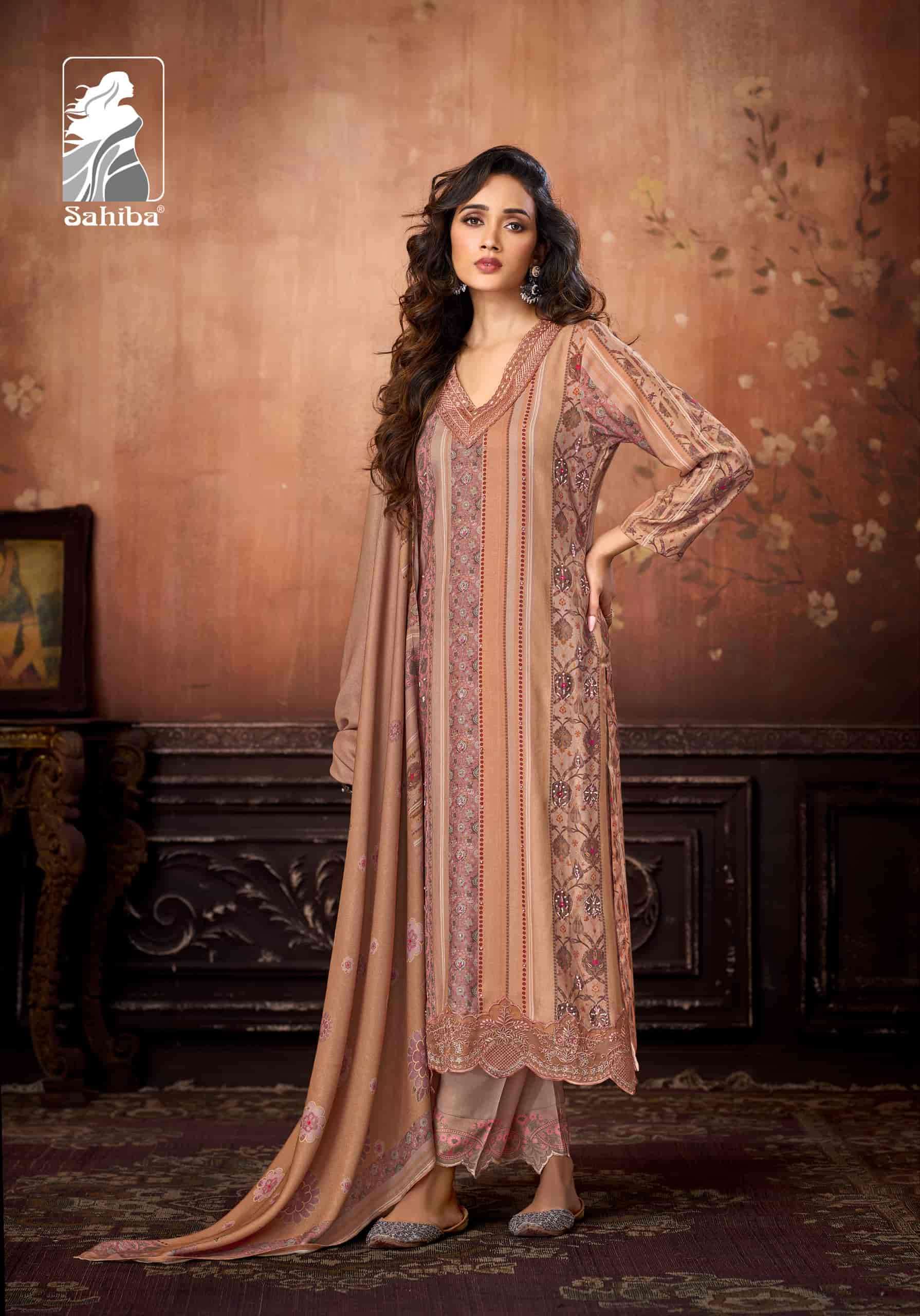 SAHIBA AABISHA WINTER COLLECTION PASHMINA SUIT CATALOGUE BEST RATE 2025